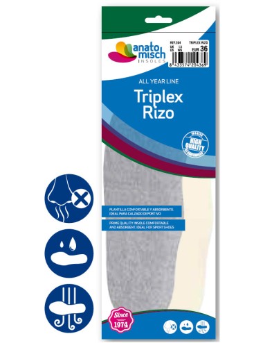 PLANTILLAS ANATOMISCH TRIPLEX RIZO (PAR)