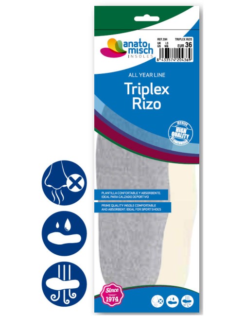 PLANTILLAS ANATOMISCH TRIPLEX RIZO (PAR)