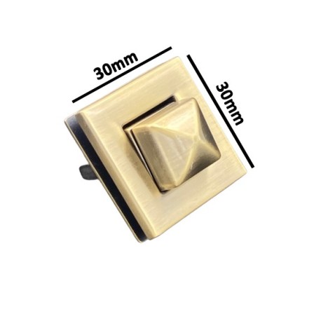 BROCHE TORNIQUETE MOD. CUADRADO 30MM 27066