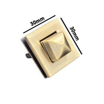 BROCHE TORNIQUETE MOD. CUADRADO 30MM 27066