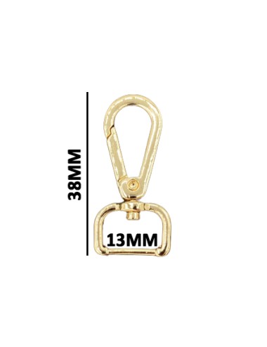 MOSQUETON BOLSO ZAMACK 27923 PASE 13MM