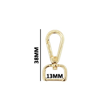 MOSQUETON BOLSO ZAMACK 27923 PASE 13MM