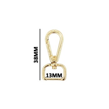 MOSQUETON BOLSO ZAMACK 27923 PASE 13MM