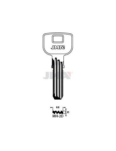 LLAVE JMA SEGUR. MH 2D LATON