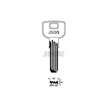 LLAVE JMA SEGUR. MH 2D LATON