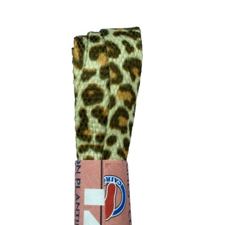 CORDONES CALZADO FANTASIA 120CM LEOPARDO (PAR)