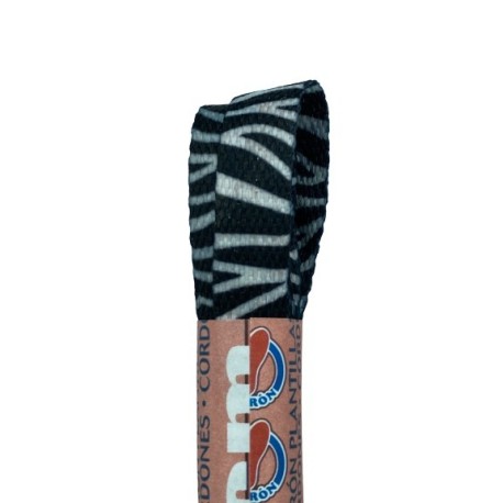 CORDONES CALZADO FANTASIA 120CM CEBRA (PAR)