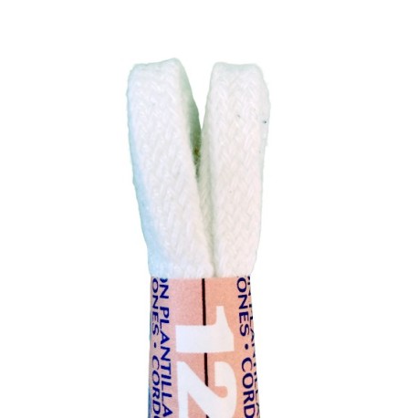 CORDONES CALZADO PLANO ALGODON 7MM  90CM (PAR)