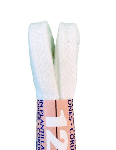 CORDONES CALZADO PLANO ALGODON 7MM 120CM (PAR)