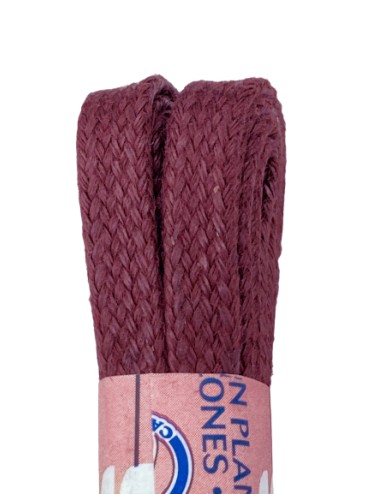 CORDONES CALZADO ENCERADO PLANO 6MM 120CM (PAR)