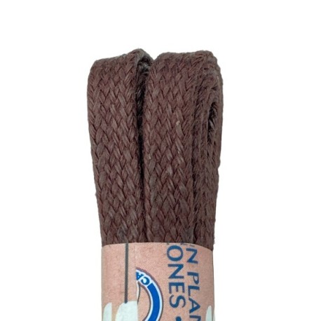 CORDONES CALZADO ENCERADO PLANO 6MM 120CM (PAR)