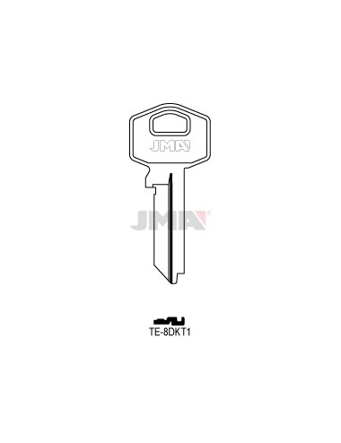 LLAVE JMA ACERO TE 8DKT1 (C)