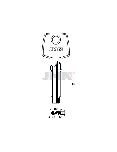 LLAVE JMA SEGUR. ABU 102