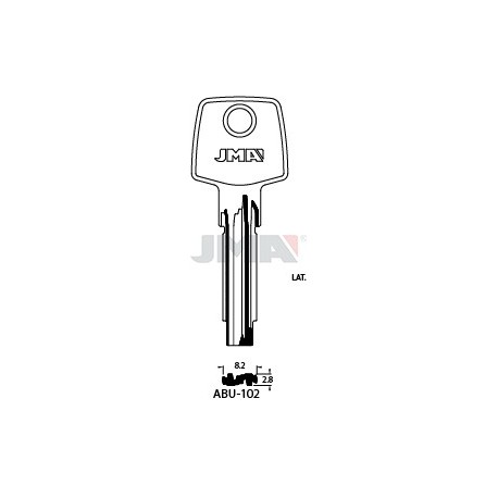 LLAVE JMA SEGUR. ABU 102