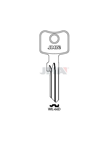 LLAVE JMA ACERO WIL 66D (C)