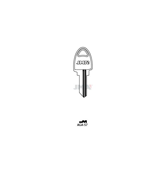 LLAVE JMA ACERO AGA 57 (B) (AGA 15I)