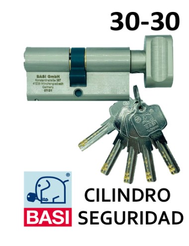 BASI CILINDRO SEGURIDAD POMO 30X40 NIQ