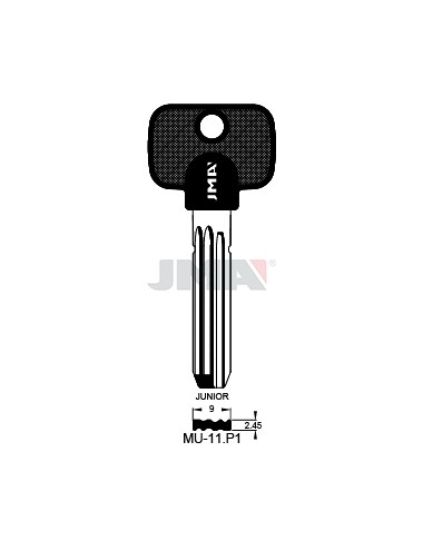 LLAVE JMA PLAST. MU 11P.1 (MUL T11.P1)