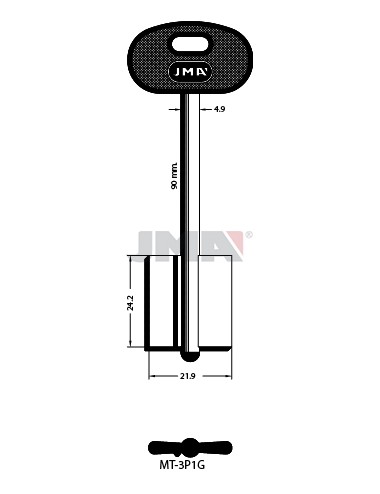 LLAVE JMA GORJA MT 3P1G