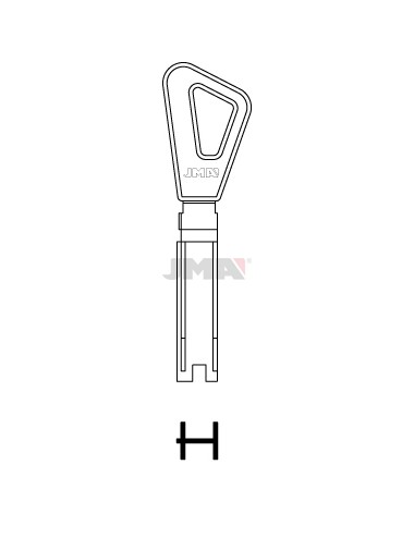 LLAVE JMA SEGUR. 101G FICHET ACERO DULCE (FIC 5H)