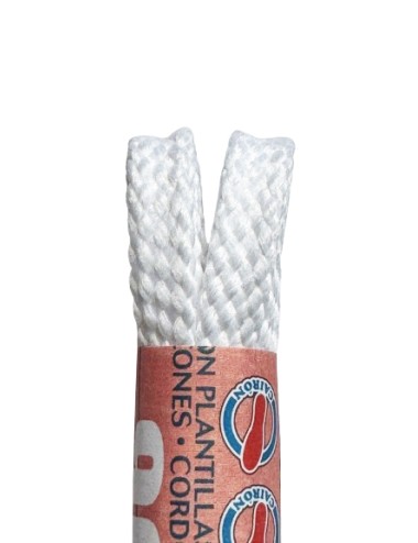 CORDONES CALZADO PLANO TRENZADO 7MM  90CM (PAR)