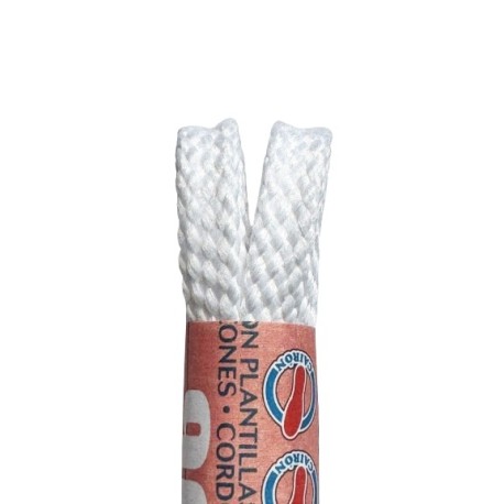 CORDONES CALZADO PLANO TRENZADO 7MM 120CM (PAR)