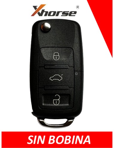 XH02RC - TELEMANDO PLEGABLE 3 BOTONES XHORSE TIPO VAG SIN BOBINA