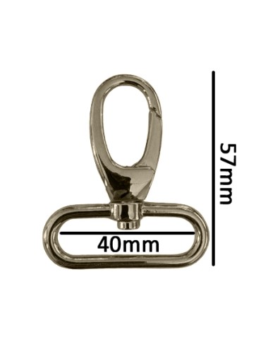 MOSQUETON BOLSO ZAMACK 81-40MM.