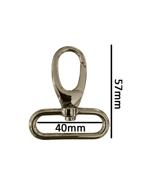 MOSQUETON BOLSO ZAMACK 81-40MM.