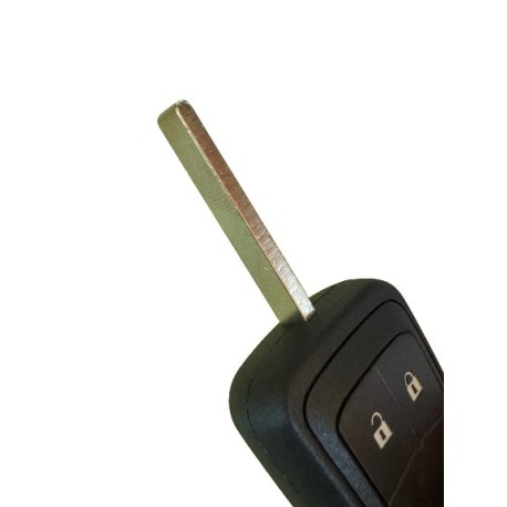 CARCASA OP4CC2  -P/ OPEL U02100-2BA - OP10KS (FIJA 2 BOTONES BLANCO)