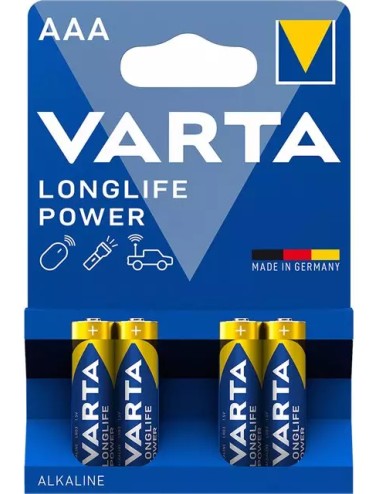 VARTA PILA ALCA. LONGLIFE POWER LR03 AAA (4UDS) c-10