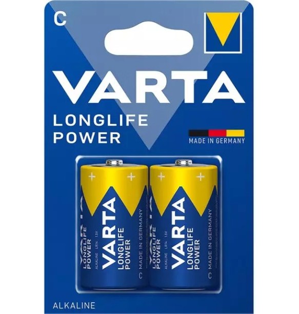 VARTA PILA ALCA. LONGLIFE POWER LR14 -C- (2UDS) -c6