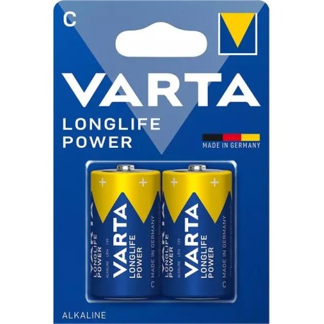 VARTA PILA ALCA. LONGLIFE POWER LR14 -C- (2UDS) -c6