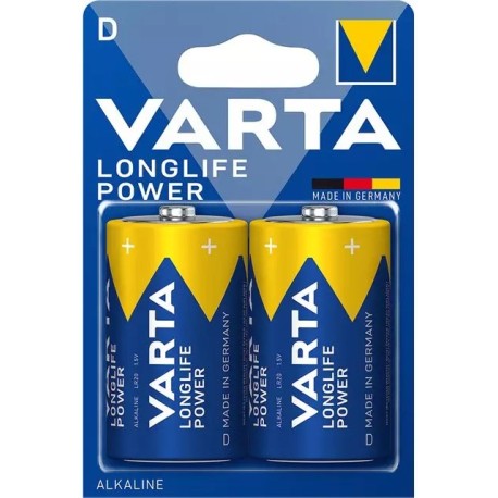 VARTA PILA ALCA. LONGLIFE POWER LR20 -D- (2UDS) c-6