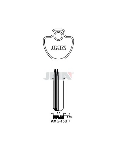 LLAVE JMA SEGUR. AMG 15D