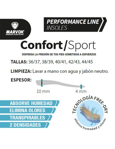 PLANTILLA MARVOK CONFORT/SPORT (PAR)