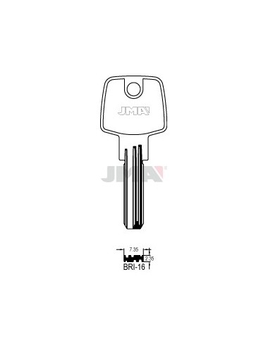 LLAVE JMA SEGUR. BRI 16 LATON