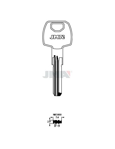 LLAVE JMA SEGUR. IF 9