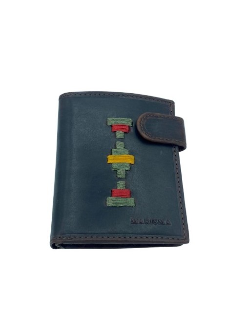 CARTERA BILLET. MARISMA PIEL BORDADA 73400