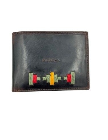 CARTERA BILLET. MARISMA PIEL BORDADA 73402