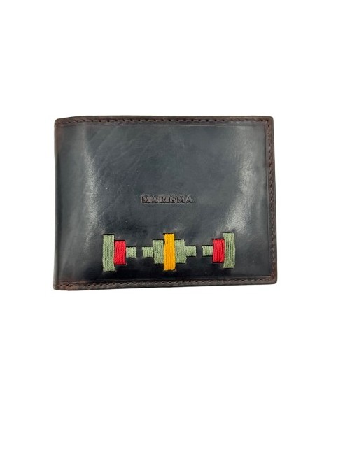 CARTERA BILLET. MARISMA PIEL BORDADA 73402