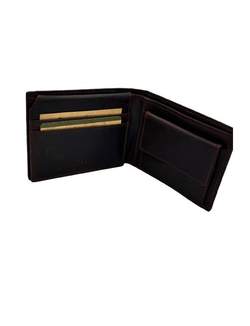 CARTERA BILLET. MARISMA PIEL BORDADA 73402
