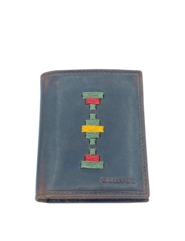 CARTERA BILLET. MARISMA PIEL BORDADA 73403