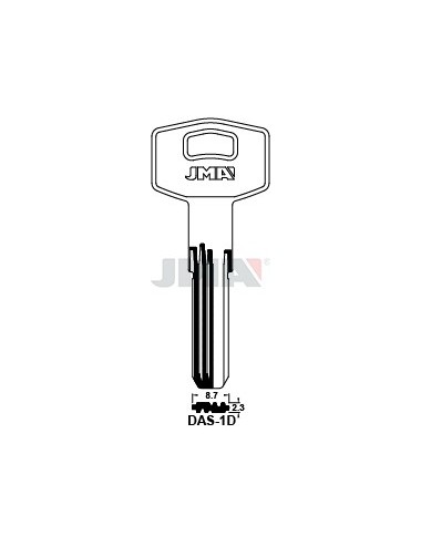LLAVE JMA SEGUR. DAS 1D - DASS