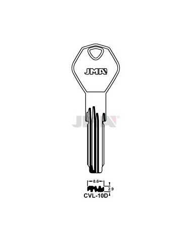 LLAVE JMA SEGUR. CVL 10D