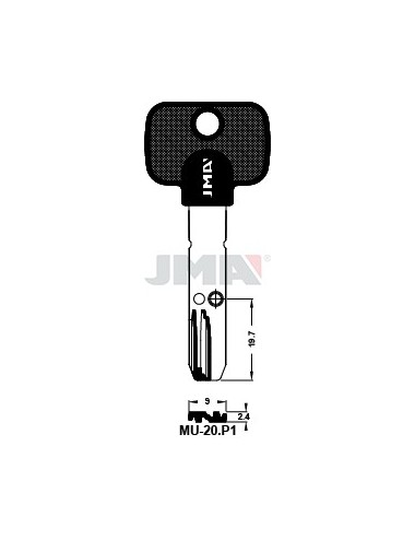 LLAVE JMA PLAST. MU 20.P1
