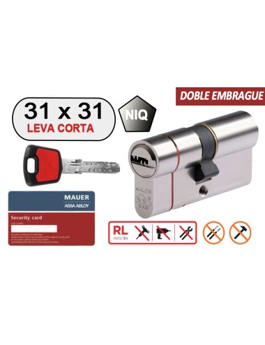 MAUER CILINDRO DOBLE EMBRAGUE ELITE 2 -RED LINE- 31X31 N LC