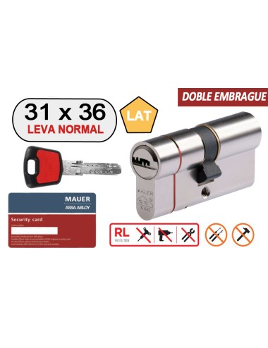 MAUER CILINDRO DOBLE EMBRAGUE ELITE 2 -RED LINE- 31X36 LAT