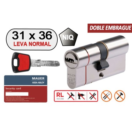 MAUER CILINDRO DOBLE EMBRAGUE ELITE 2 -RED LINE- 31X36 NIQ