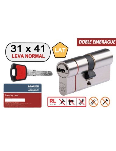 MAUER CILINDRO DOBLE EMBRAGUE ELITE 2 -RED LINE- 31X41 LAT
